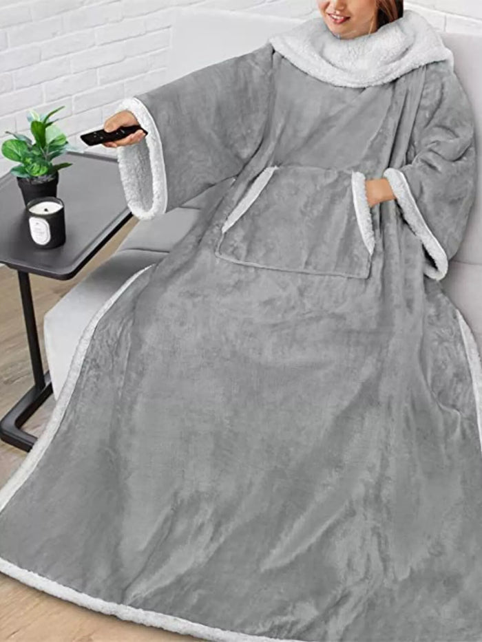 The Cloud Wrap — Full-Length Wearable Blanket Hoodie