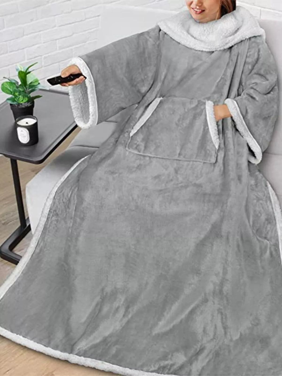 The Cloud Wrap — Full-Length Wearable Blanket Hoodie